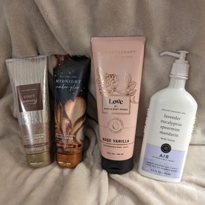 Bath and body works lotion and body wash